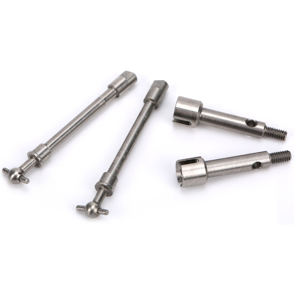 Stainless Steel Front Drive Shaft Dog Bone Sets For Rc Scx24 90081 8351359453040