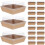 50 Stuks Papieren Sandwichdoos Multi-Use Met 2