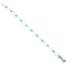 Stitch Marker Houder Met Kralen Ketting Garen Charme Breiteller