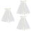 3-Pack Sluier Jurkenfeestje Bruiloft Haaraccessoires Bruids 8