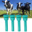 4Pcs Melkmaschine Futter Grün Silikon Milch Liner 10