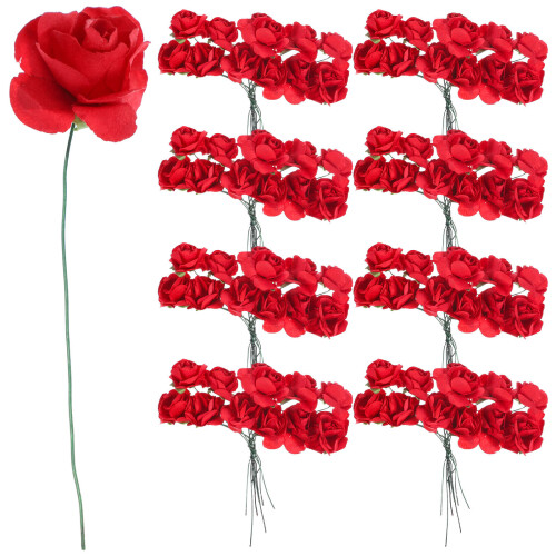 720 künstliche rose papierblume diy basteln 2