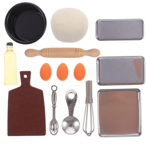 2 Sets Miniature Bakgerei Speelkeuken Accessoires 1