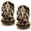 4 Retro Messing Buddha Statue Skulptur 11