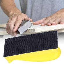 Holzarbeiten Polierwerkzeug Rechteckiger selbstklebender Schleifblock 135x70mm