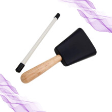 Cowbells Met Handvat Voor Kinderen Muziekinstrument Buiten (Zwart)