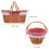 Home Decoration Gewebter Korb Rotes 1 11
