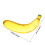 Glass Banane Statue Figur 2