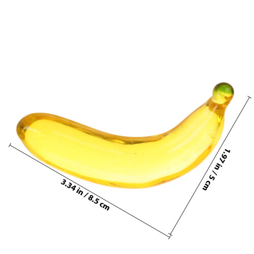 Glass Banane Statue Figur 1