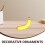 Glass Banane Statue Figur 8