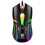 (Black)S1 E-sports Luminous Wired Mouse Usb Wired Desktop Laptop Mute Computer Game Mouse 1