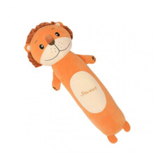 (70cm,Lion) Monkey Rabbit Plush Toy Soft Stuffed Animal Cat Lion Sofa Throw Pillow Cushion Plush Pillow Support Gifts for Children