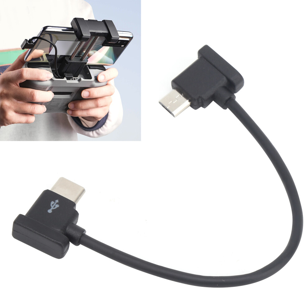 15Cm Typec To Microusb Remote Controller Cable For Mini 2 & Osmo Pocket Black 6951359455949