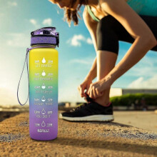 (F) Ouneed 1l Outdoor Sports Bottle Portable Leak-proof Hiking Camping Bottle High Quality