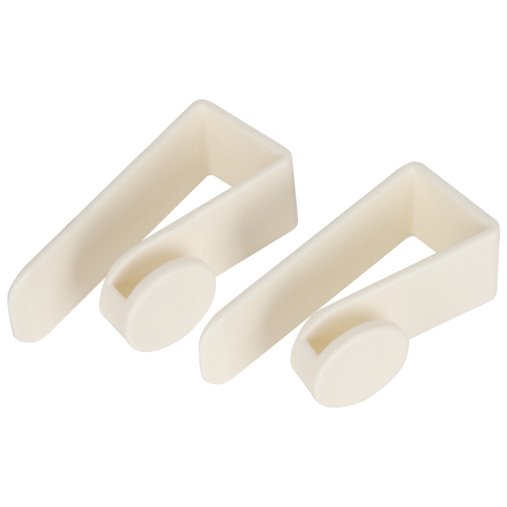 Innovative Non-Perforated Door Hooks White 2Pcs Space Efficient-image-OPC-PMTRQP7-NEW
