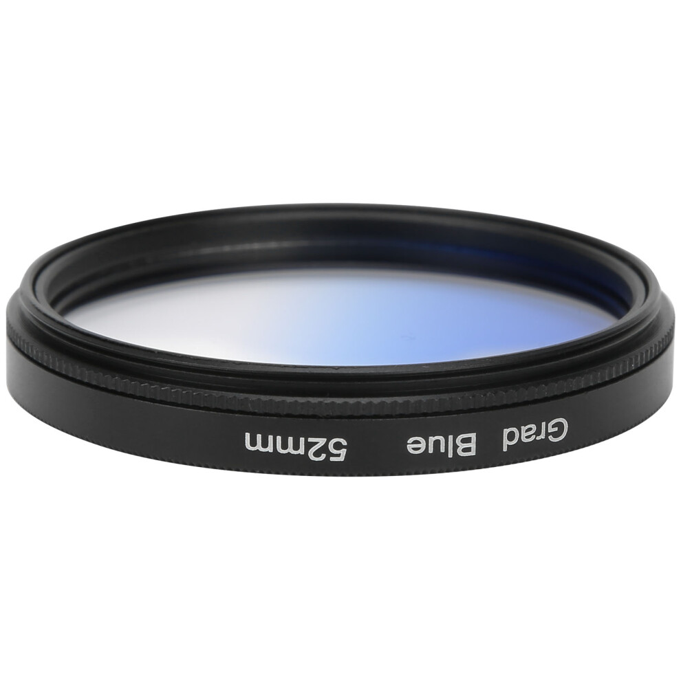52Mm Gradient Lens Filter For Dslr Cameras Blue 4111359456250