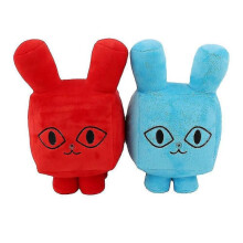 (Blue) 28cm Titanic Balloon Cat Plush Toys Pet Simulator X Game Red Blue Soft Dolls Kawaii Kids Gift Girl Home Dcor High Quality
