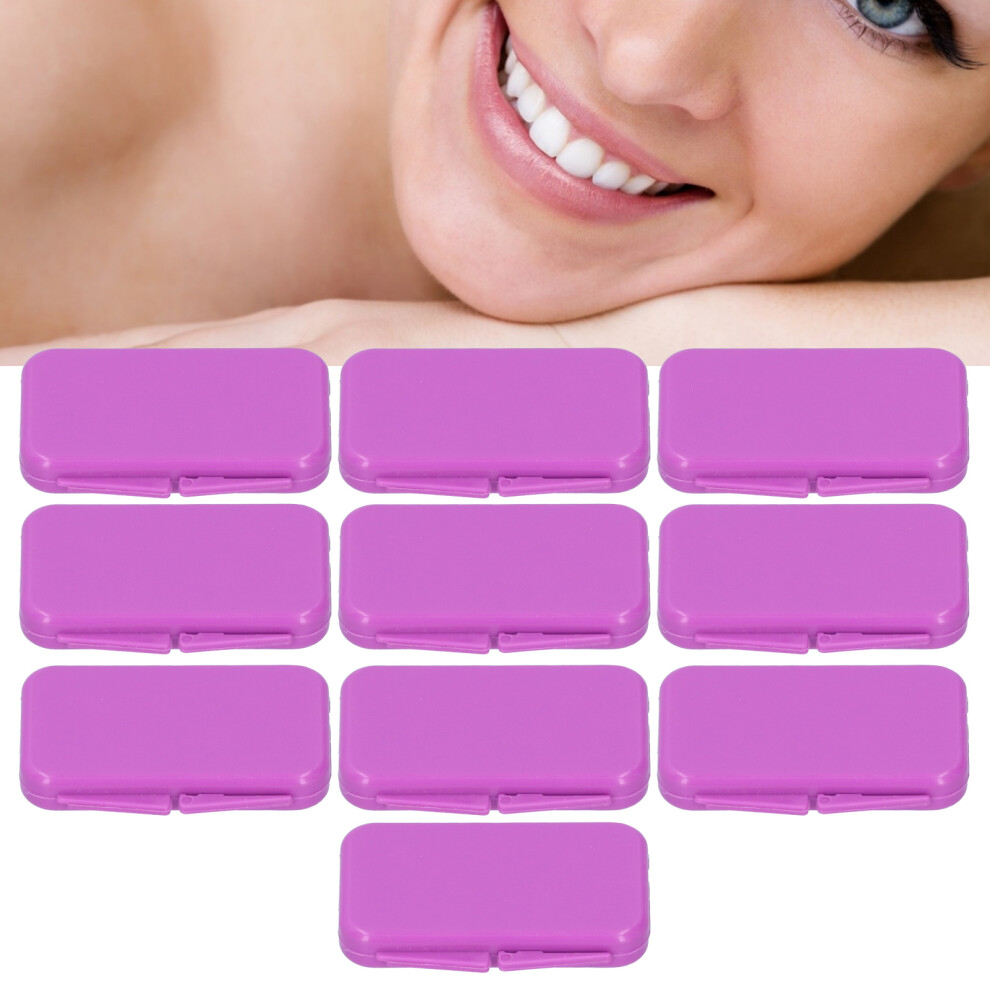 Purple 10Pcs Orthodontic Wax For Braces - Grape Flavor, 5.5X3.5cm,