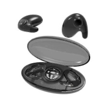 (Black) Invisible Sleep Wireless Earphone Ipx5 Waterproof Headphones Touch Control Earbuds With Wireless Charging Case Gifts Hk