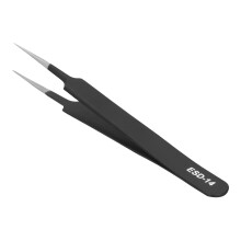 Edelstahl-Wimpern-Zange für Grafting-Extensions, rutschfest, ES D14