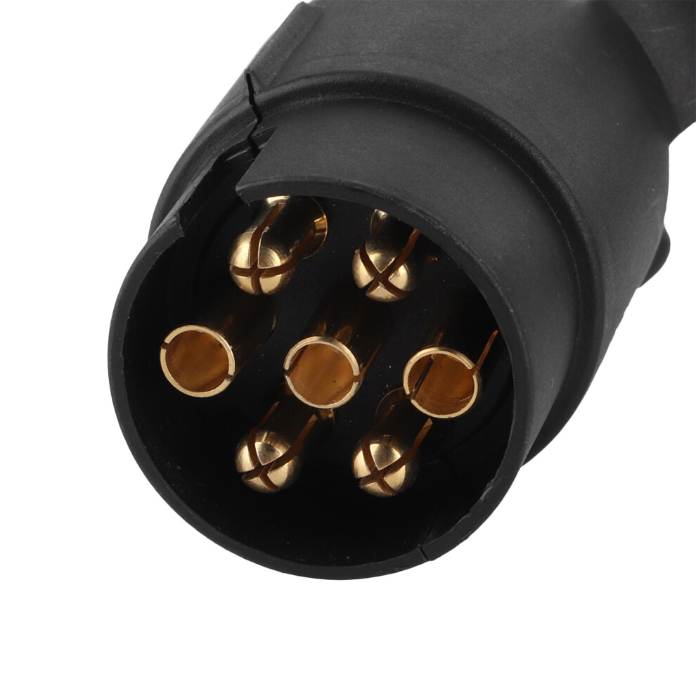 7-Pin Trailer Connector Converter: European To American 7 Way Plug Light 3361359458391