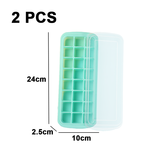 Stackable Silicone Ice Cube Trays, Reusable & Flexible Molds For Hassle-Free Ice Making, Suitable For Various Culinary Uses 1