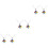 6 Teile Puzzle Halskette Kinder Freundschaft Legierung 6