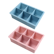 Slow Melting Ice Cubes, Large Ice Cube Tray for Cocktails, Food Grade Silicone Mold, Bpa Free, Transparent Lid Design, Dishwasher Friendly (Flexible D