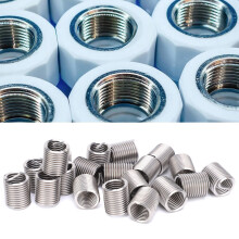 Durable Stainless Steel M14x22D Thread Inserts 20 Pack Male Female Fasteners