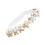 2 -Strumpfband Mit Kristallen Perlenblume Beinband 9