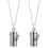 2Stk Pet Ashes Halskette Urne Erinnerungsschmuck Kremation 2