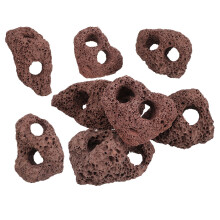 8St Aquarium Lava Steentjes 16Mm Vulkanisch Rotsplantenonderstel