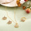 Set Bruiloft Sieraden Met Ketting Ringen En Oorbellen 6