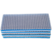 4 saugfähiger schwammfilter für aquarium aus polyester, größe l