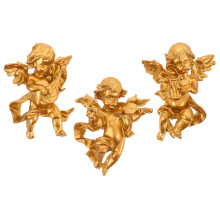 3Stk Harz Engels Skulptur Vintage Wanddeko Eingangsbereich