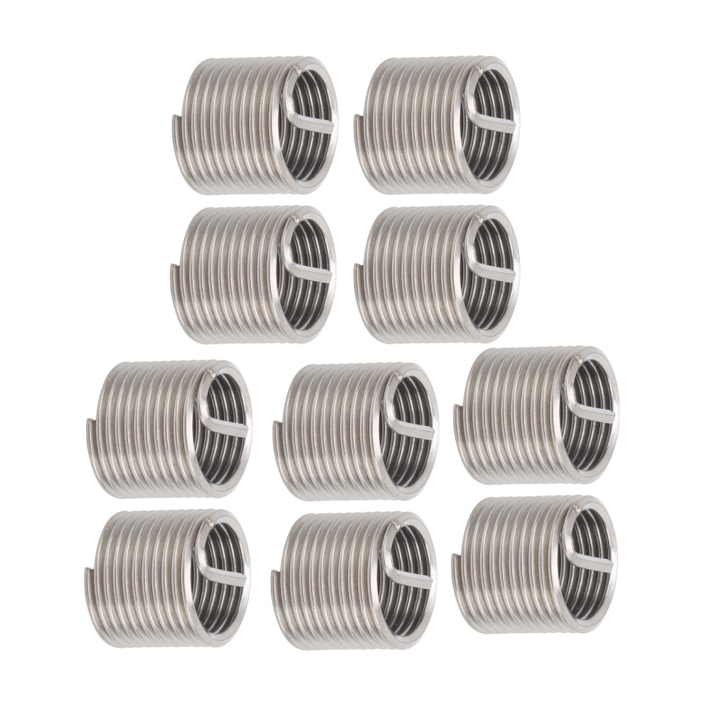 10Pcs Steel M18 X 21.5D Thread Repair Inserts For Durable Thread Fixation 6951359459176