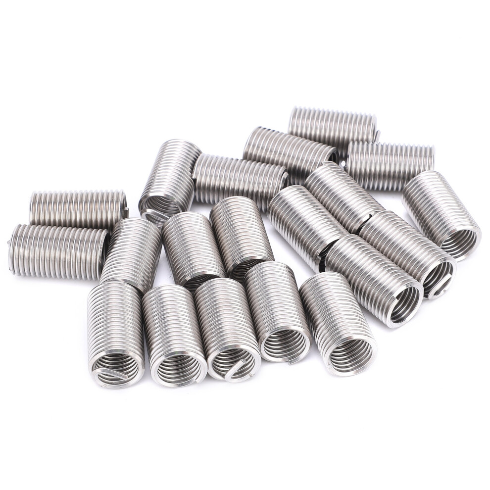 20Pcs M14x23d Reducing Nut Thread Repair Inserts Stainless Steel 4981359458970