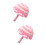 2 Handgebundener Brautstrauß Imitat Rosa 7