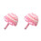 2 Handgebundener Brautstrauß Imitat Rosa 2