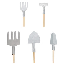 5Stk Mini Gartengeräte Deko Falsche Schaufeln Für Garten