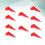 20 Pcs Christmas Hat Cover For Cava Sparkling 7