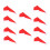 20 Pcs Christmas Hat Cover For Cava Sparkling 3