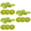 36 kiwifruit scheiben, supermarkt modelle, requisiten 9
