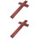 2 Pcs Wall-Mounted Crosses Decorative Hanging Decorations For Home 5