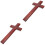 2 Pcs Wall-Mounted Crosses Decorative Hanging Decorations For Home 3