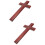 2 Pcs Wall-Mounted Crosses Decorative Hanging Decorations For Home 7