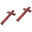2 Pcs Wall-Mounted Crosses Decorative Hanging Decorations For Home 4