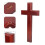 2 Pcs Wall-Mounted Crosses Decorative Hanging Decorations For Home 8