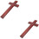 2 Pcs Wall-Mounted Crosses Decorative Hanging Decorations For Home 6