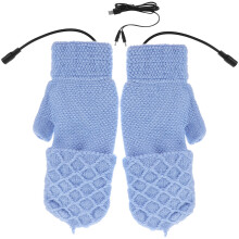 1 paar thermische wintersporthandschoenen met handverwarmer